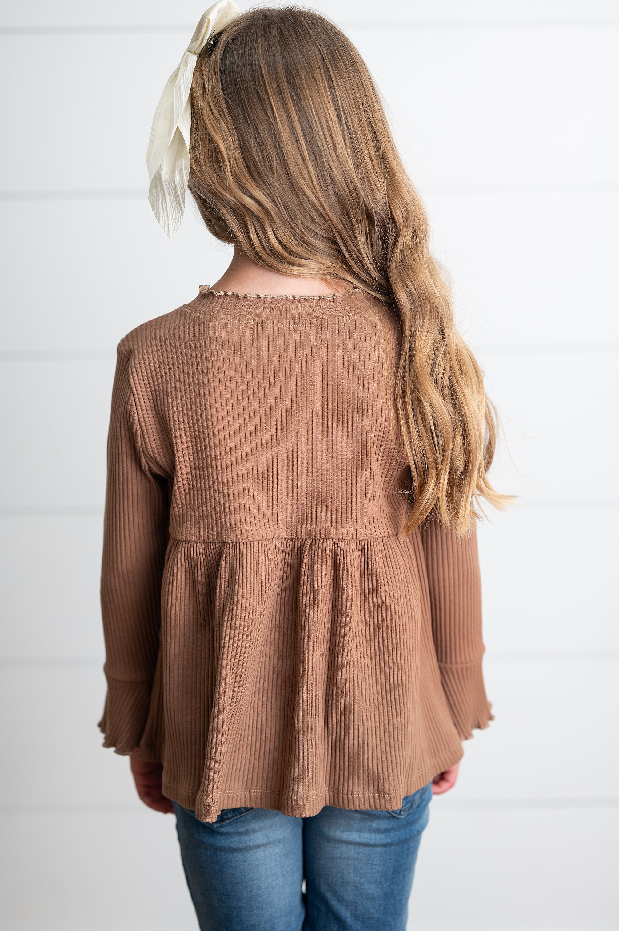Toffee Ribbed Shirt
