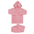 Pink Peony Hooded Jogger Set